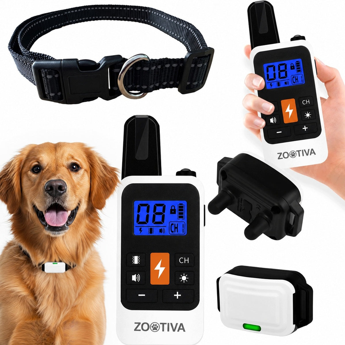 ELECTRIC TRAINING DOG COLLAR FOR TRAINING LONG RANGE REMOTE CONTROL Packaging status original