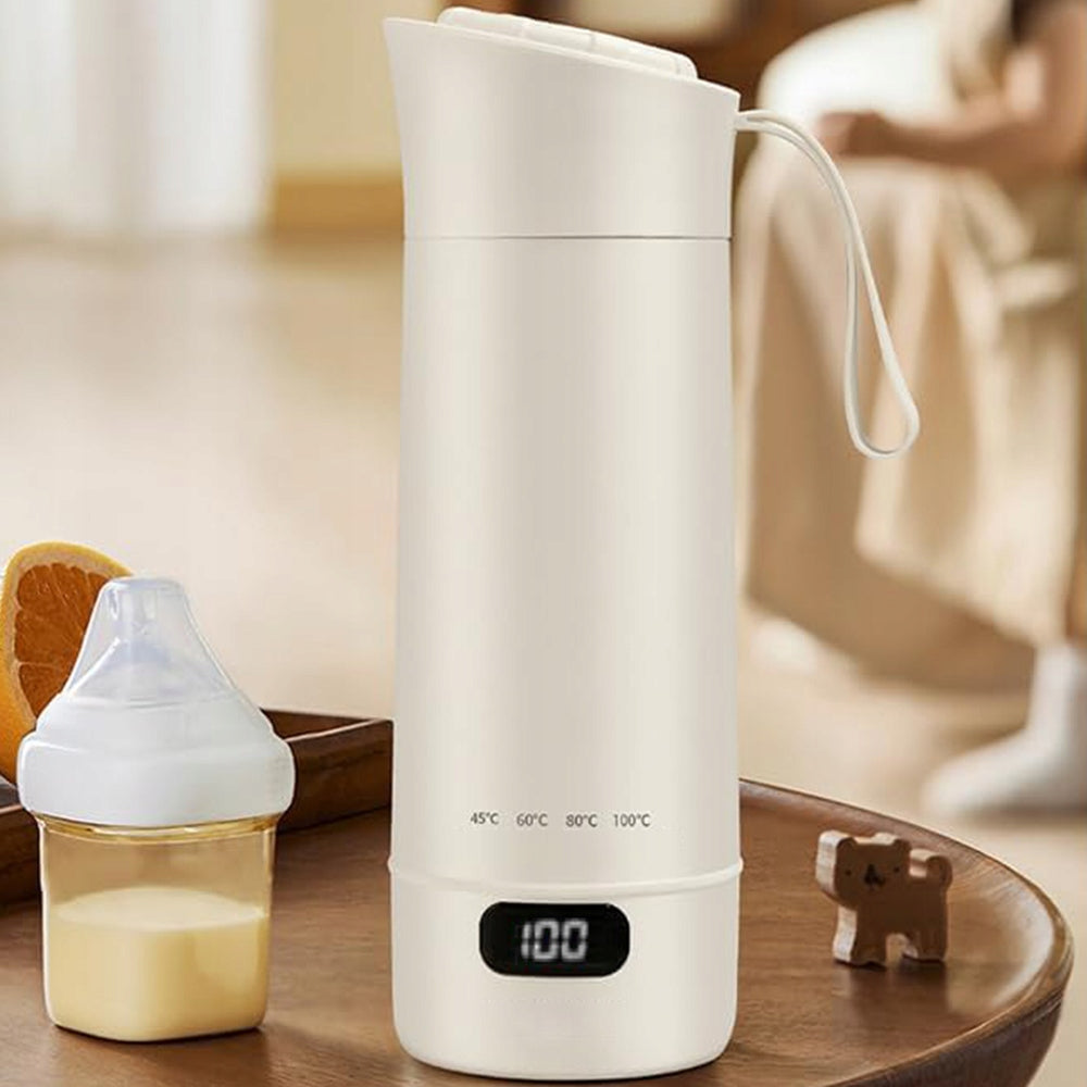 ELECTRIC TRAVEL KETTLE 300W 0,4L SMALL 4 TEMPERATURE Dominant color white