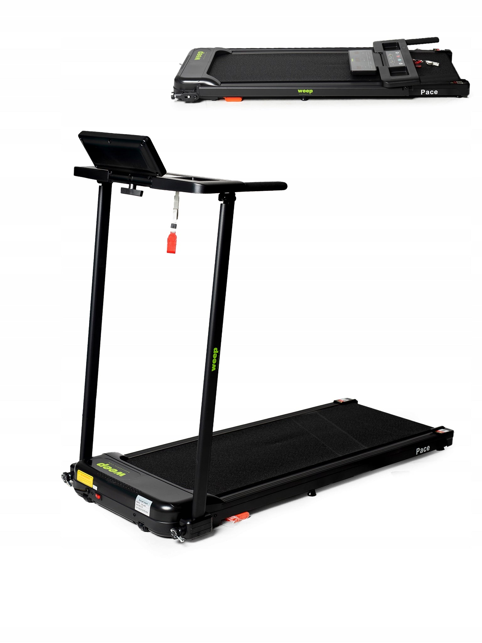 ELECTRIC TREADMILL FOLDING UNDER THE BED WEEP PACE 2 DEGREES INCLINE. 10km/h