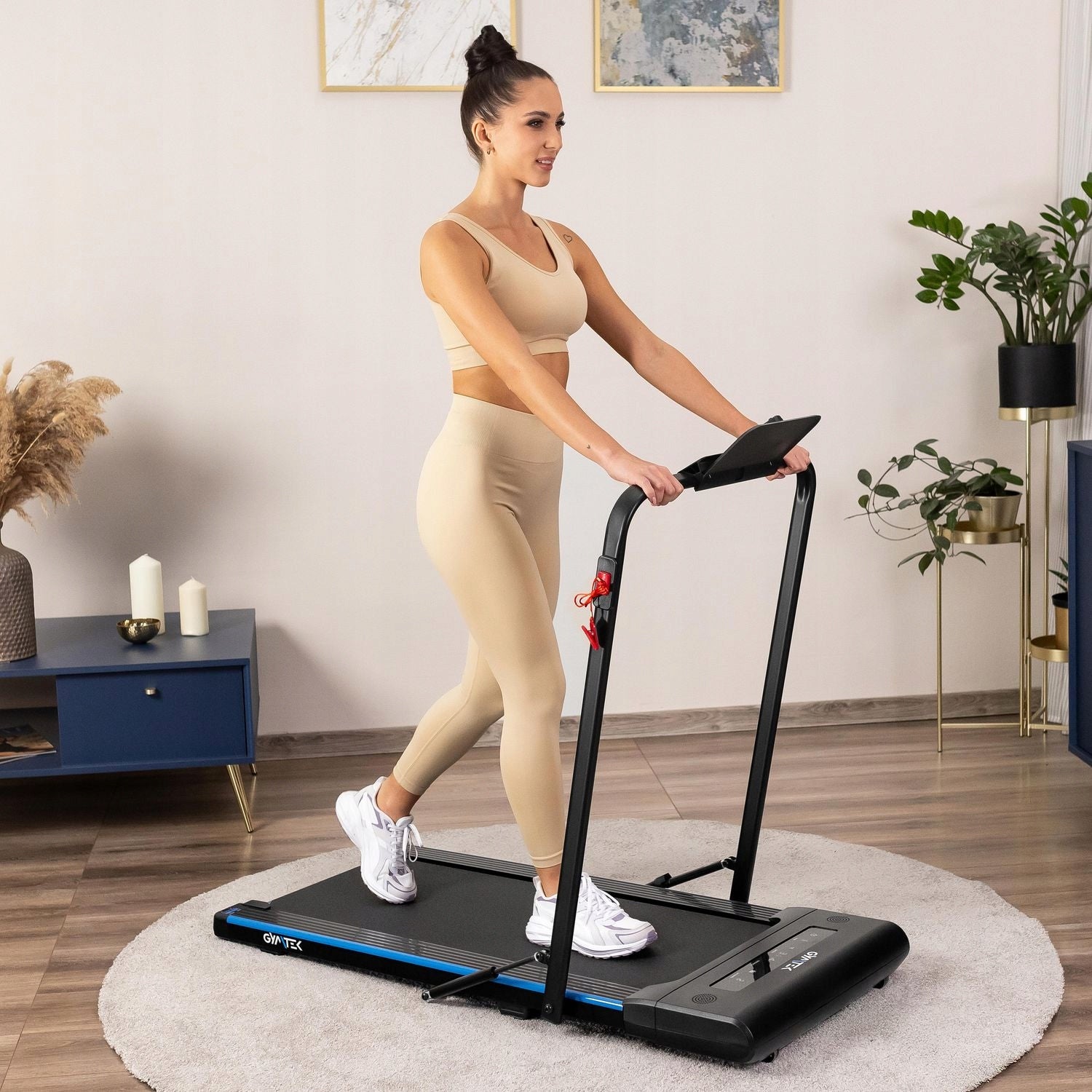 ELECTRIC TREADMILL HOME FOLDING FOR RUNNING WALKING 2IN1 XT400 GYMTEK Manufacturer code XT400