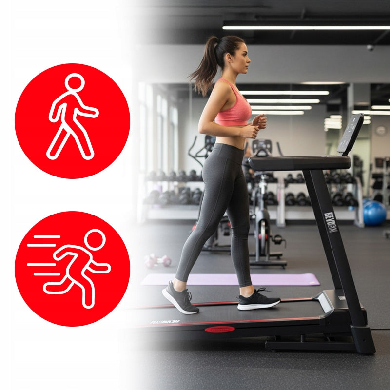 ELECTRIC TREADMILL HOME TRAINING FOLDING RUN 16 KM/H 140 KG BLUETOOTH Manufacturer code RUN-1
