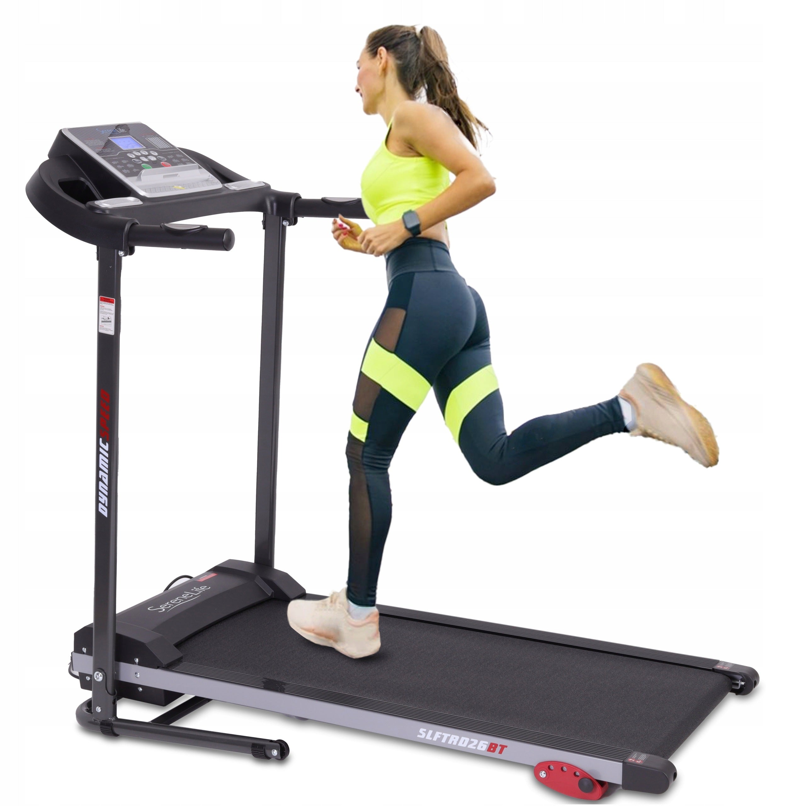 ELECTRIC TREADMILL SERENELIFE SLFTRD26BT BLUETOOTH – FOLDABLE UP TO 140 kg