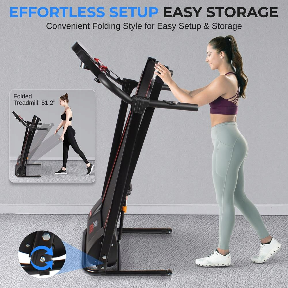 ELECTRIC TREADMILL SERENELIFE UP TO 120 kg BLUETOOTH – FOLDABLE FOR HOME Brand Serenelife