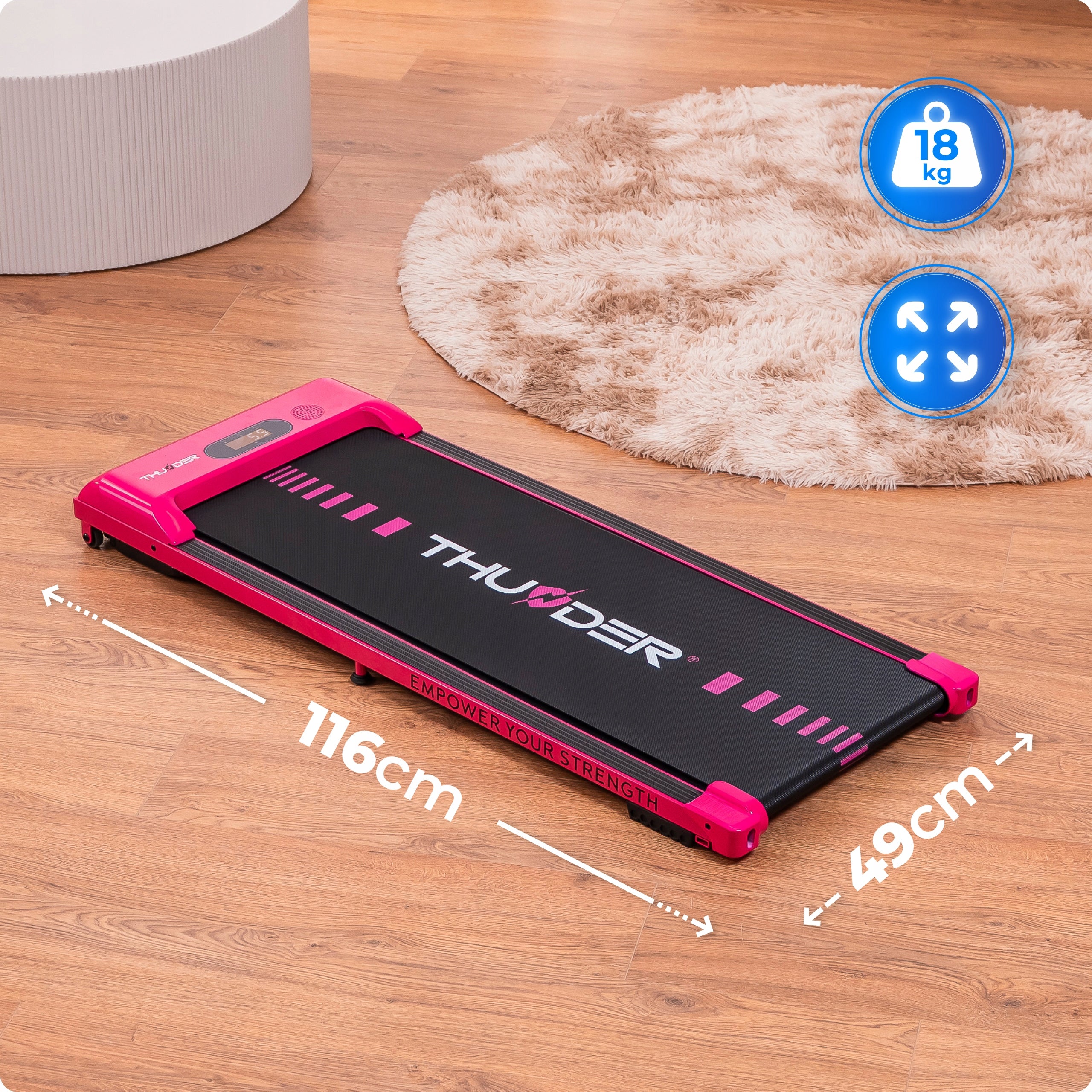 ELECTRIC TREADMILL WALKINGPAD UNDER DESK 0.8-6km THUNDER IDEA HOME PRO Packaging status original