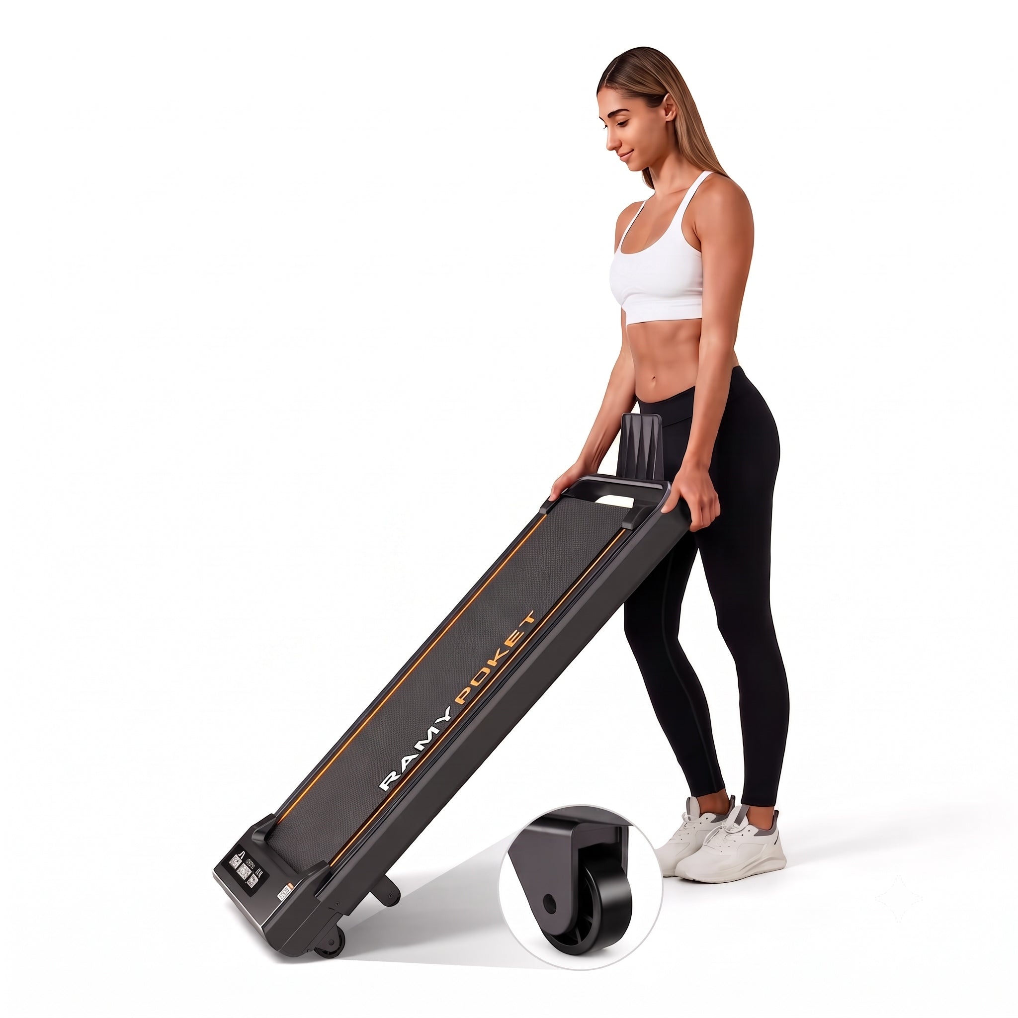 ELECTRIC TREADMILL WALKINGPAD UNDER DESK 1-8km 9 DEGREES OF INCLINATION Manufacturer code SLFTRD14