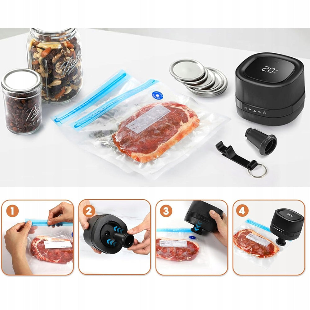 ELECTRIC VACUUM JAR CLOSING MACHINE 6000RPM WIRELESS Manufacturer code 069631365643