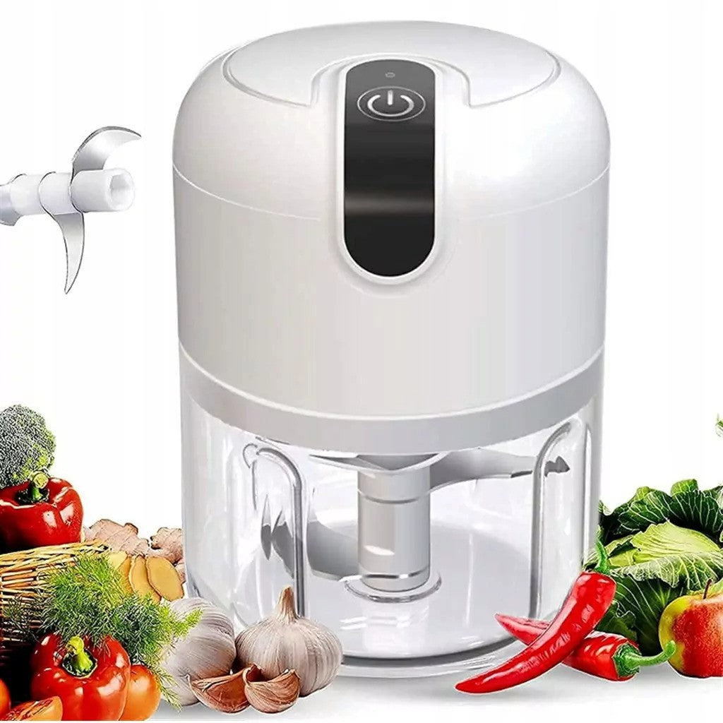 ELECTRIC VEGETABLE SHREDDER CHOPPER SHREDDER SLICER STRONG 250ML