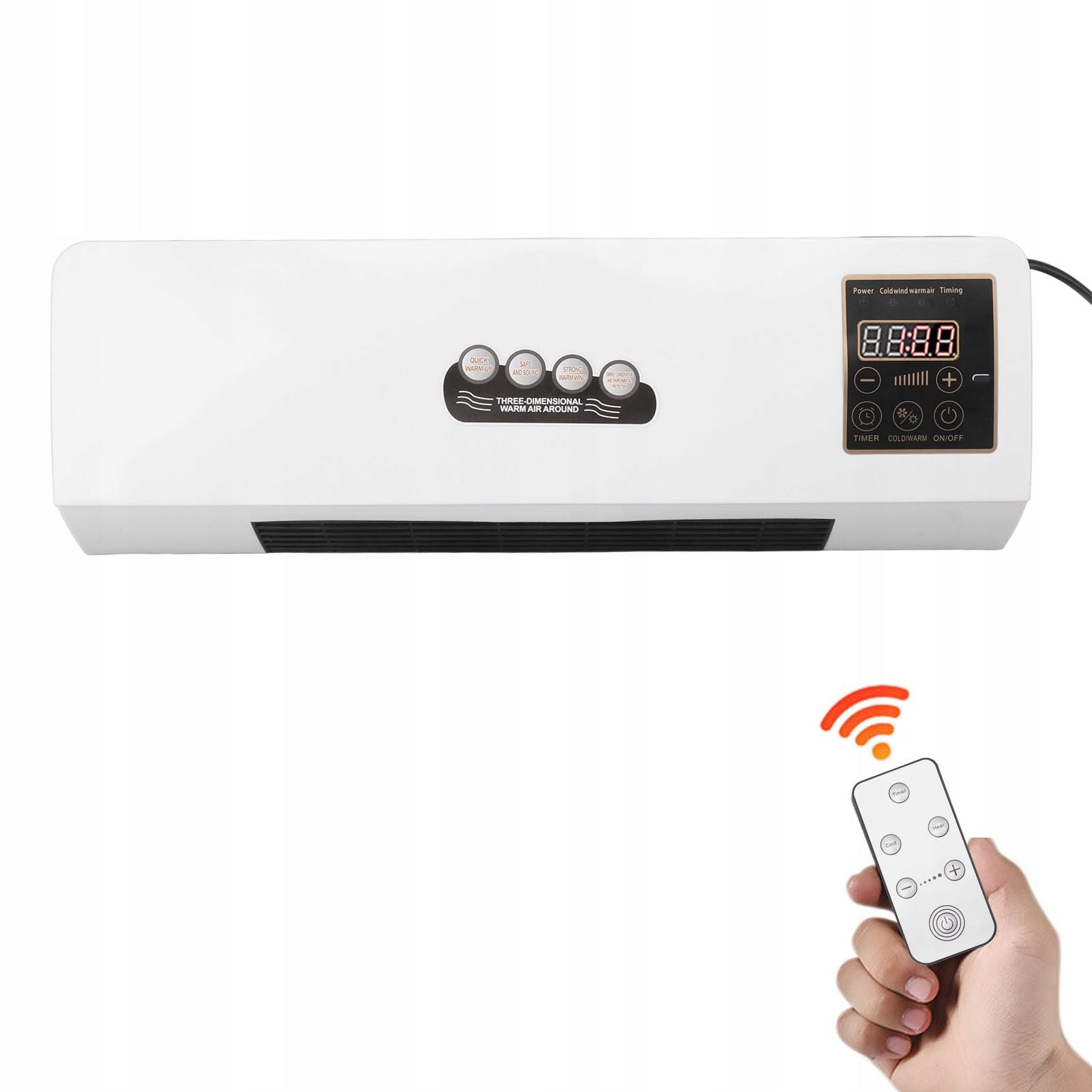 ELECTRIC WALL HEATER ENERGY SAVING AIR CURTAIN 1800W+PILOT
