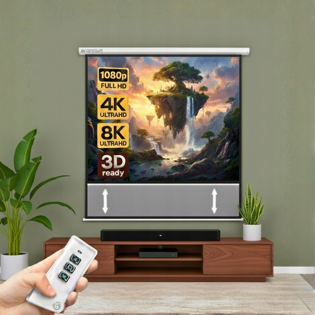 ELECTRIC WALL PROJECTION SCREEN AVC-E180 100" 180X180 AVCENTRUM Manufacturer code AVC-E180