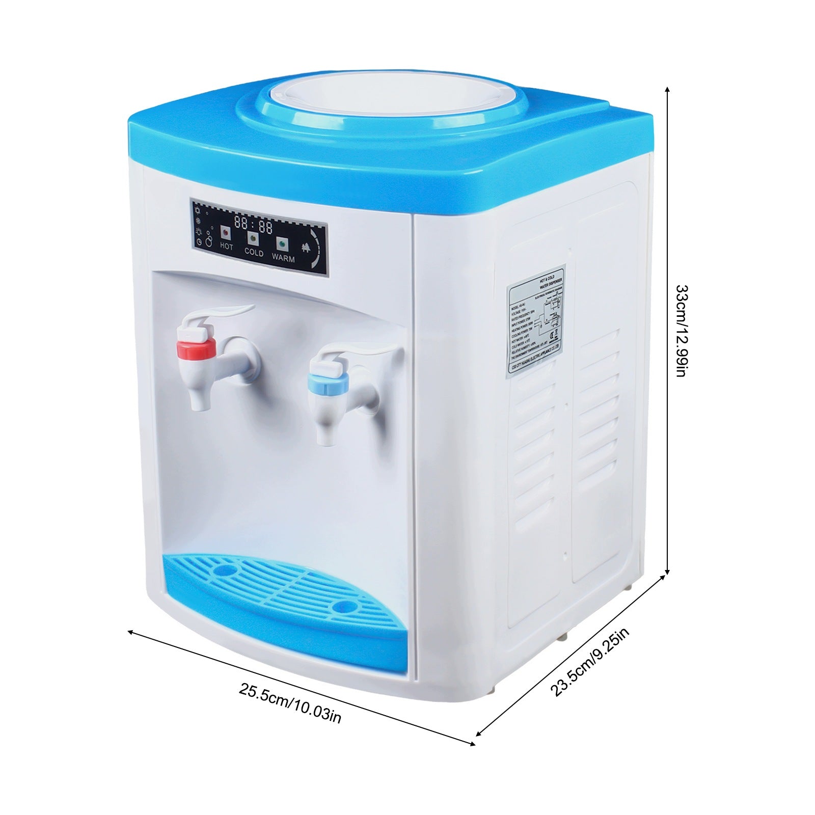 ELECTRIC WATER DISPENSER 550W 8-90°C FOR COOLING/HEATING 25.5*23.5*33CM Packaging status original