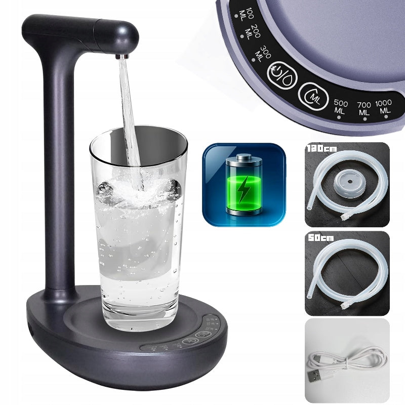 ELECTRIC WATER DISPENSER USB 1200mAh AUTOMATIC PUMP 5L 6 LEVELS
