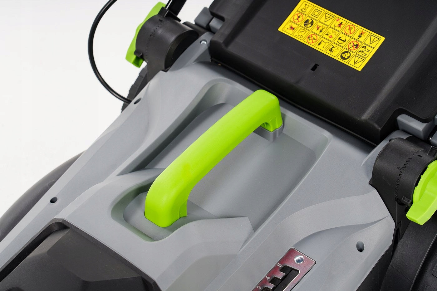 ELECTRIC mower NAC 1800 W 43 cm CENTRAL Height adjustment BASKET 52l 2in1 Model LE18-E-43-PB-C