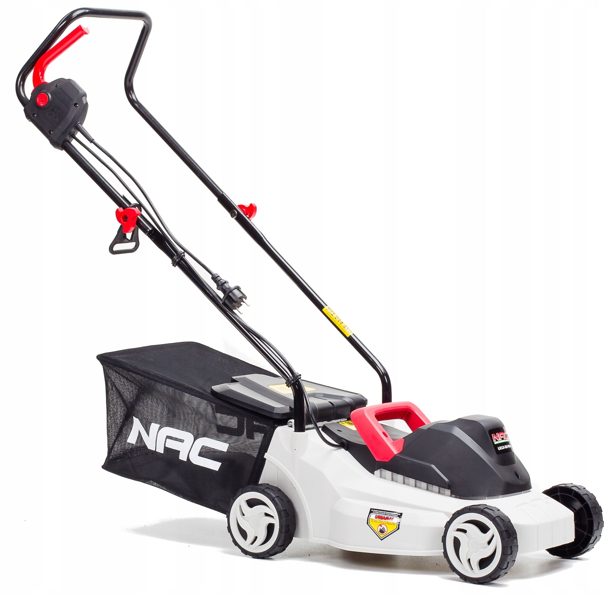 ELECTRIC mower NAC 32 cm 1200 W Lightweight 2in1 DURABLE Large basket 30 l Manufacturer code LE12-32-PB-S