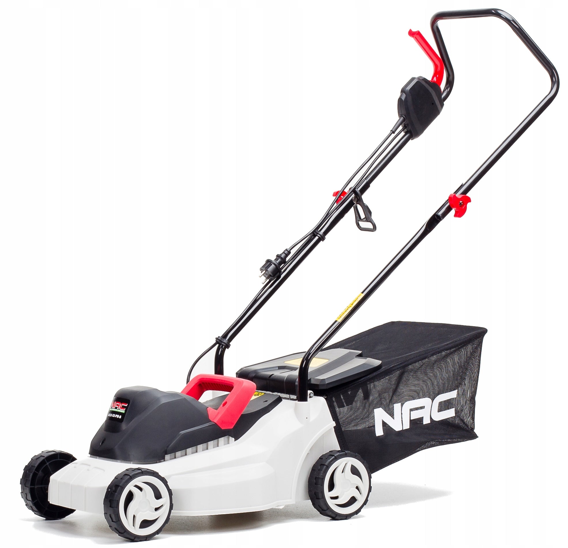 ELECTRIC mower NAC 32 cm 1200 W Lightweight 2in1 DURABLE Large basket 30 l Series LE12-32-PB-S