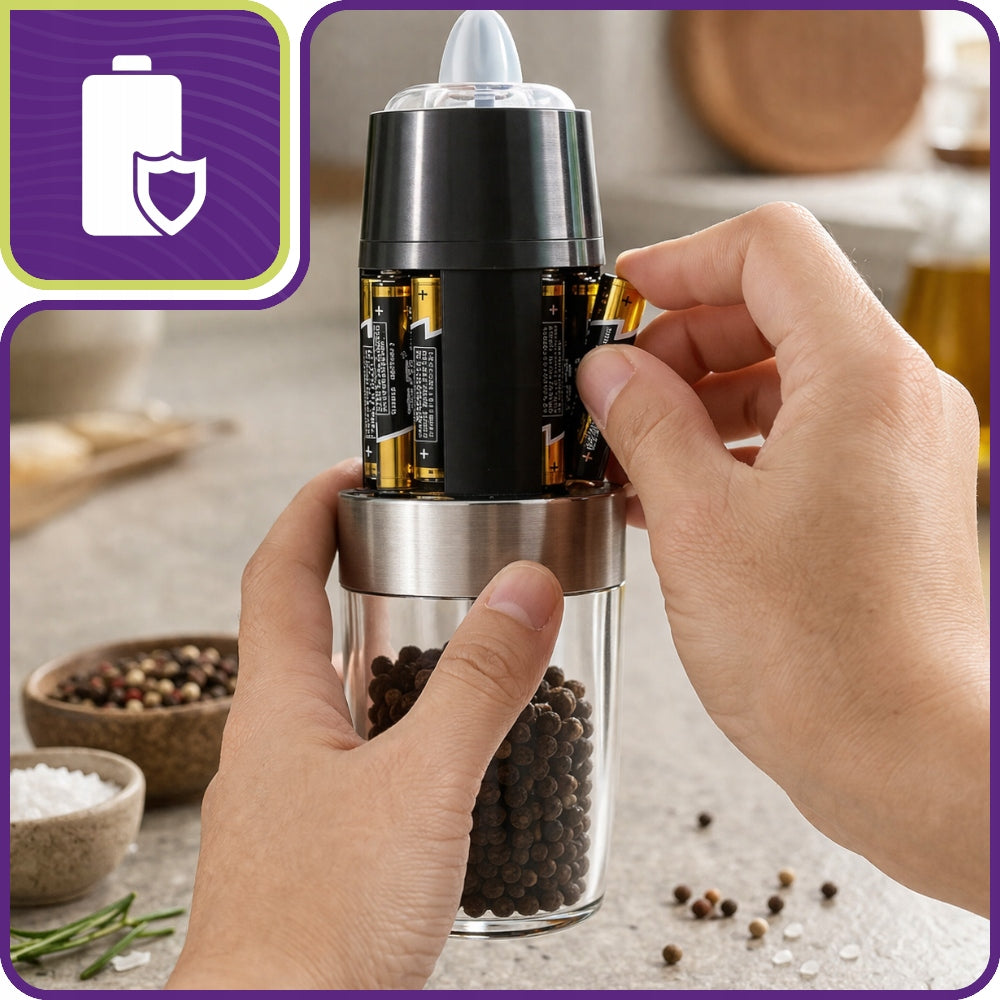 ELECTRIC pepper and salt grinder spices automatic gravity Packaging status original