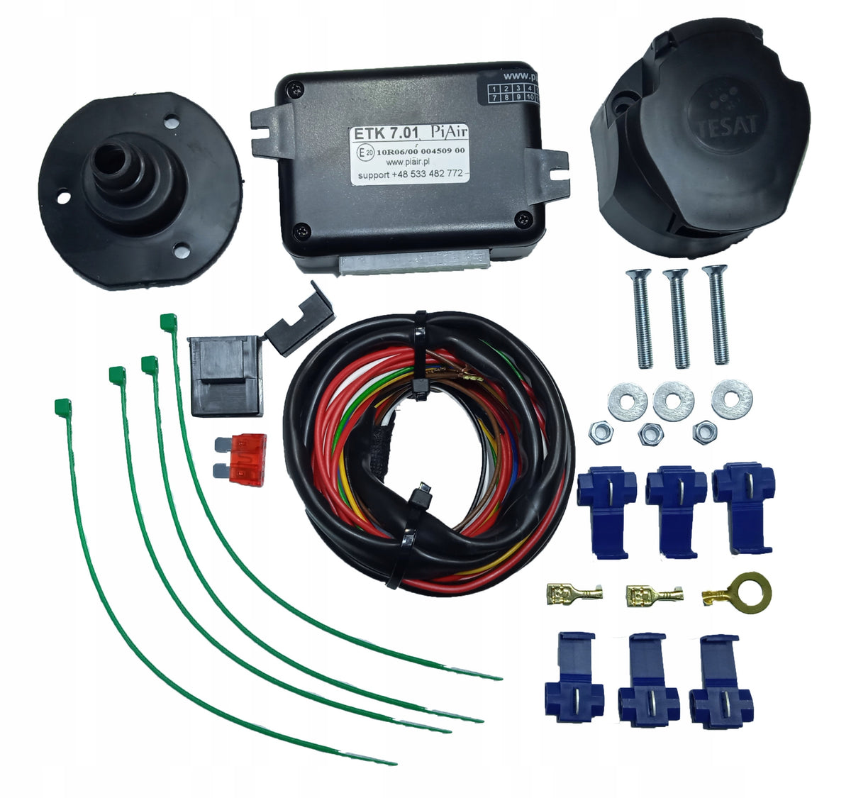 ELECTRICAL HARNESS WITH TOW HOOK MODULE 12V Manufacturer's catalog number ETK7+K