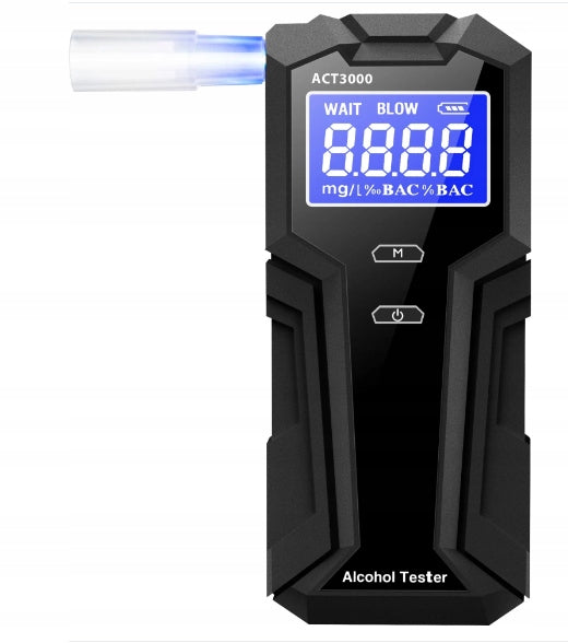 ELECTROCHEMICAL BREATHALYZER + MOUTHPIECES PRO POLICE CALIBRATION PRECISE PLUS Packaging status original