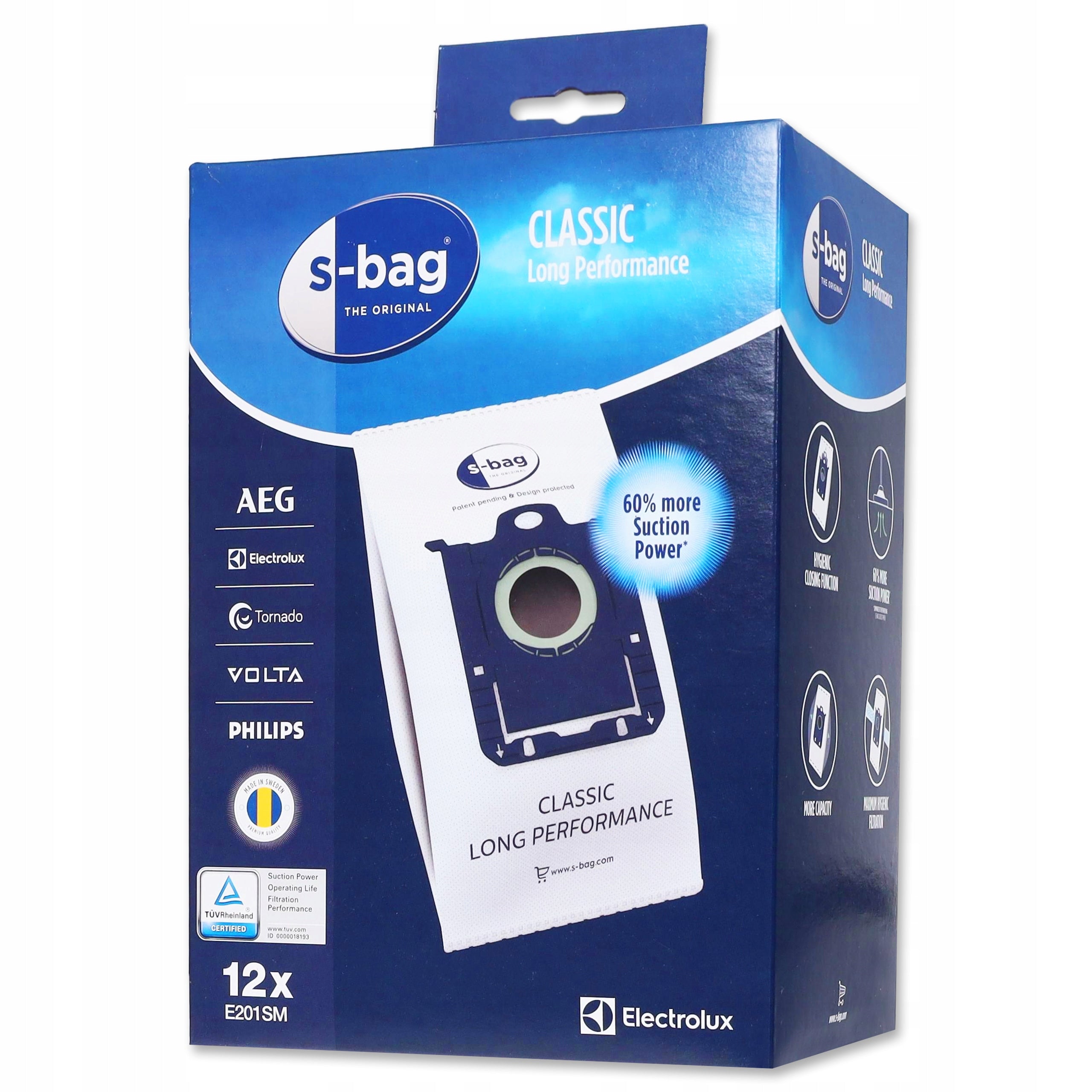 ELECTROLUX Pure D82-ALRG Silence BAGS 12 pcs Manufacturer Electrolux