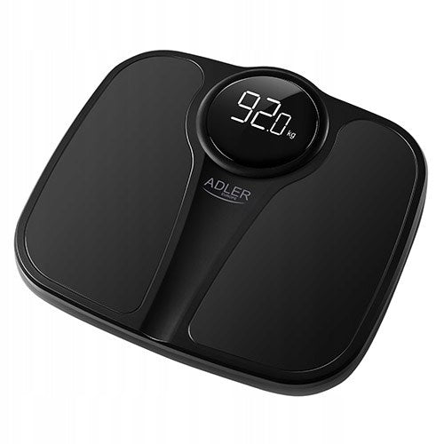 ELECTRONIC BATHROOM SCALE LED Display 180KG BLACK Packaging status original