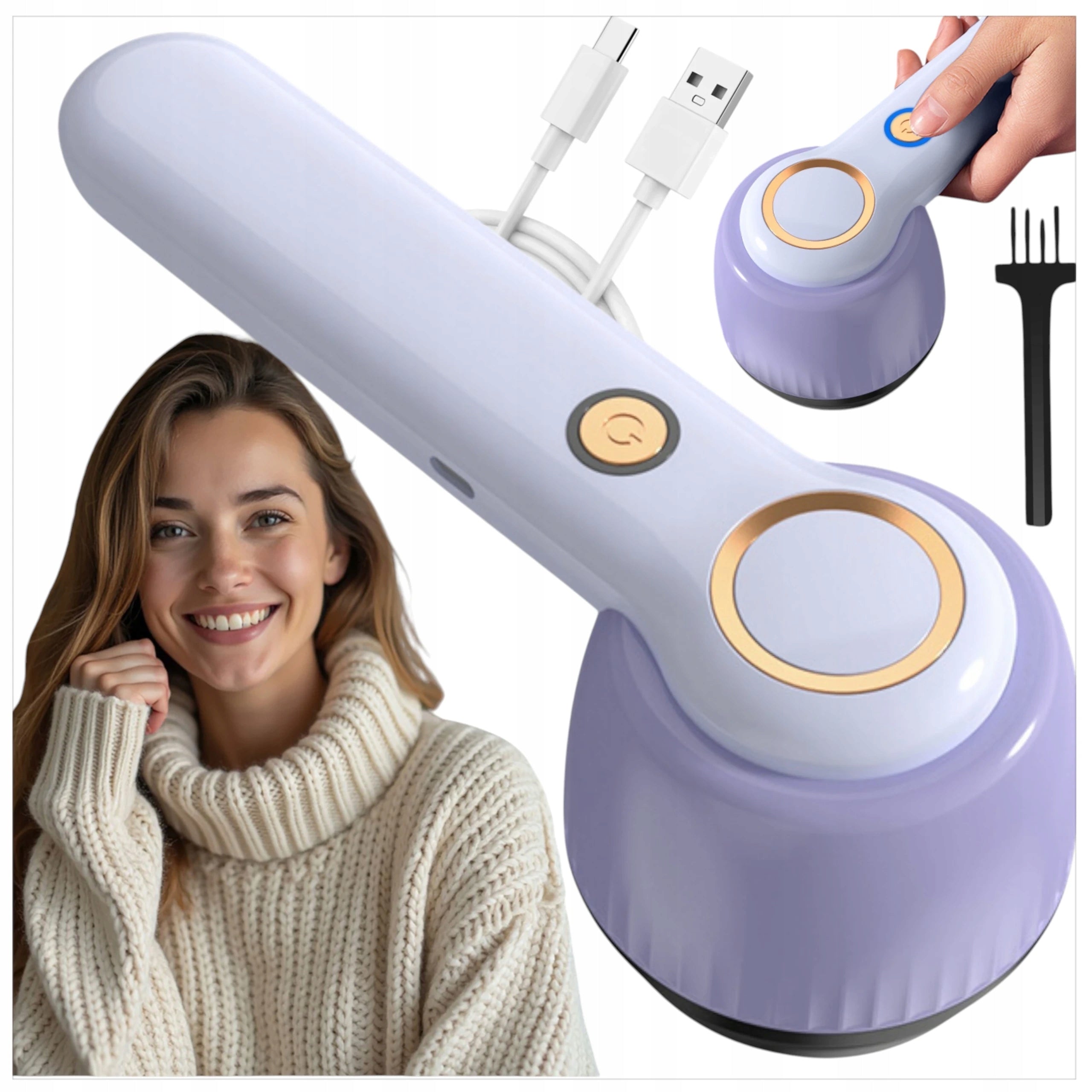 ELECTRONIC CLOTHES SHAVER SWEATER MACHINE PORTABLE FOR UPHOLSTERY