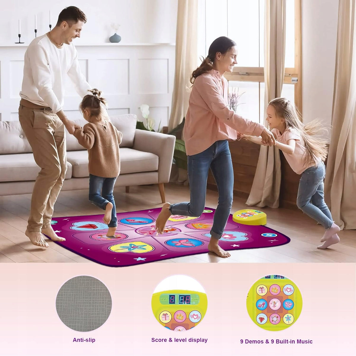 ELECTRONIC DANCE MAT LED MUSIC RODZON AML9886 Brand Rodzon