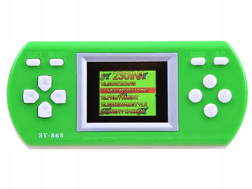 ELECTRONIC GAME CONSOLE 230 GAMES GR0353 Brand LEAN Toys