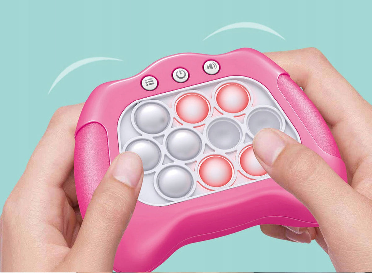 ELECTRONIC GAME CONSOLE QUICK PUSH SENSORY TOY MEMORY POP IT PAD Packaging status original