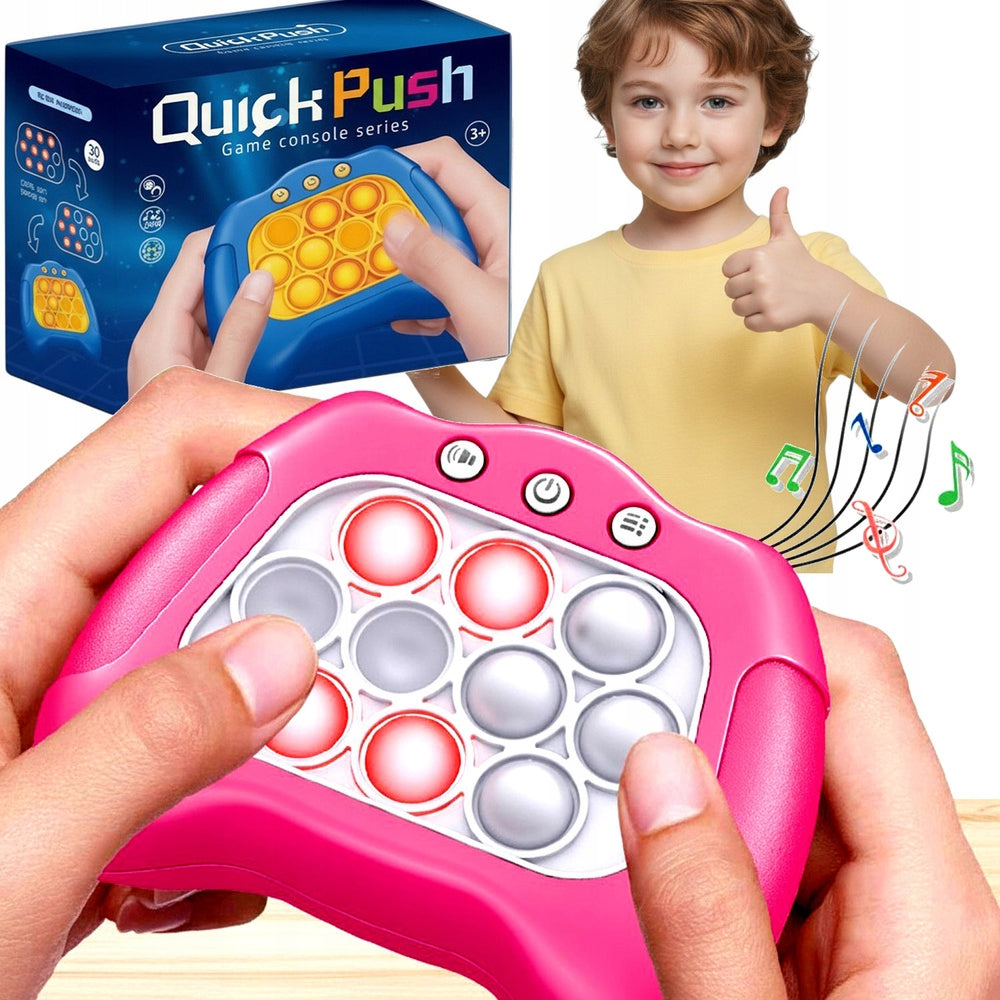 ELECTRONIC GAME CONSOLE QUICK PUSH SENSORY TOY MEMORY POP IT PAD