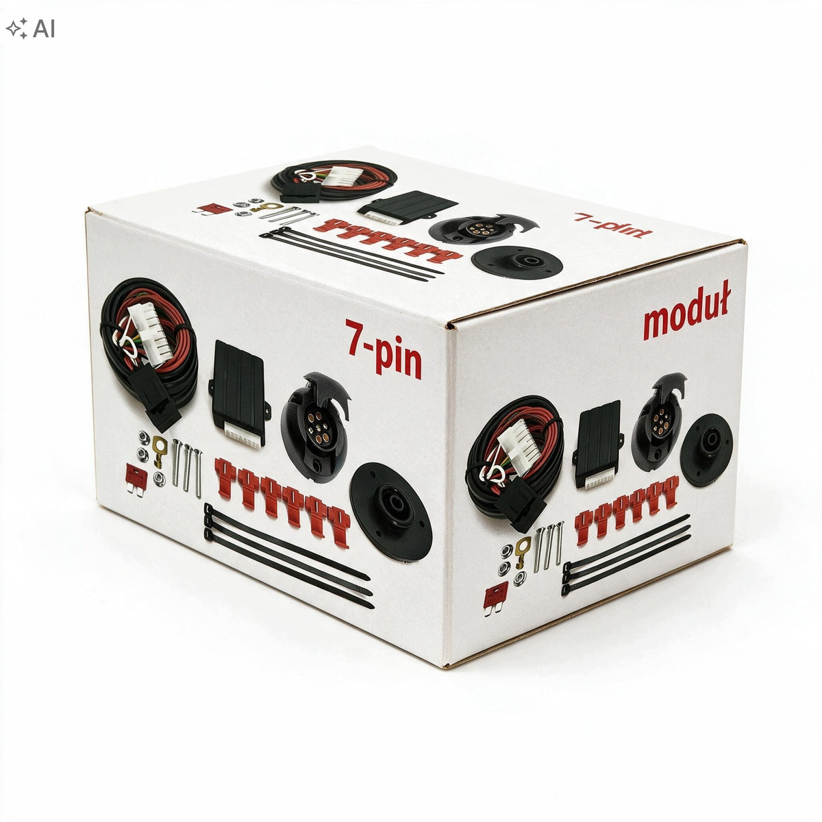 ELECTRONIC HOOK MODULE +SOCKET +BEAM 7-PIN POLISH PRODUCT PL