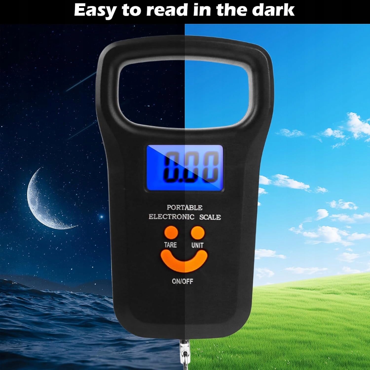ELECTRONIC LUGGAGE HOOK SCALE WITH HAND HOLDER 50kg Manufacturer code ART NO.:SM-1455