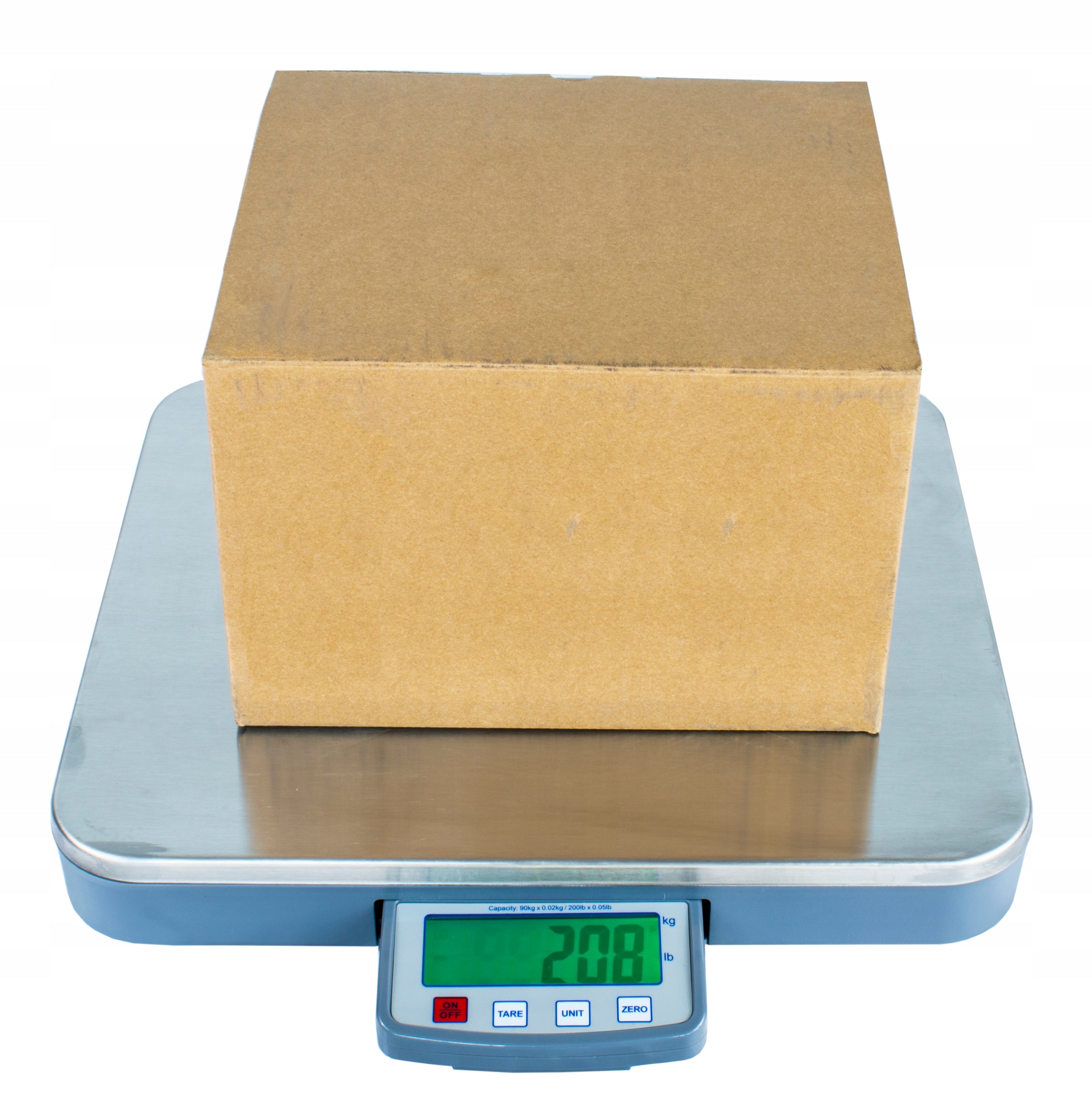 ELECTRONIC PACKAGE SCALE 35x40cm 90kg Additional information auto-off option tare function LCD display back light