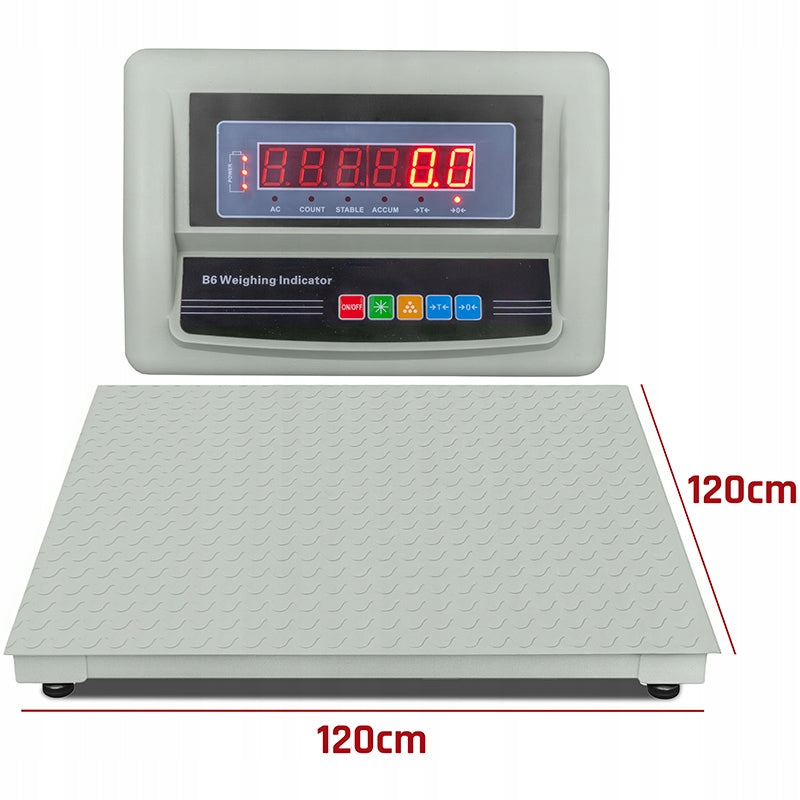 ELECTRONIC PLATFORM SCALE 3000kg 1,2x1,2M PALLET BIGBAG COMMODITY Scale type platform