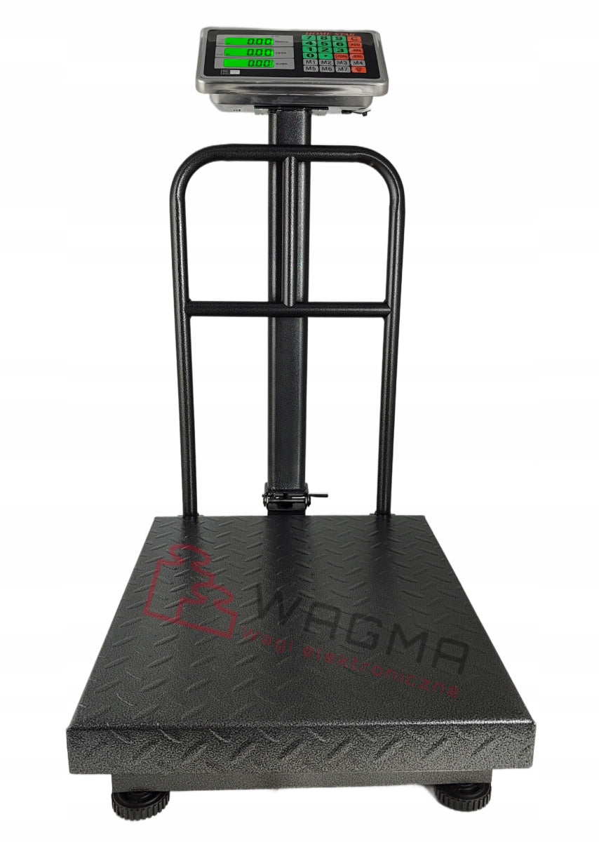 ELECTRONIC SCALE 150 KG / 10 g PLATFORM 40x30 STORAGE BATTERY Scale type platform
