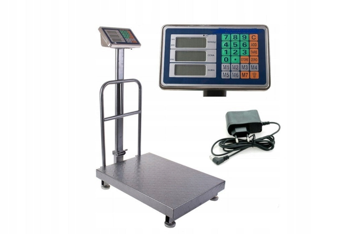 ELECTRONIC SCALE WAREHOUSE PLATFORM BATTERY LCD 150KG Scale type platform