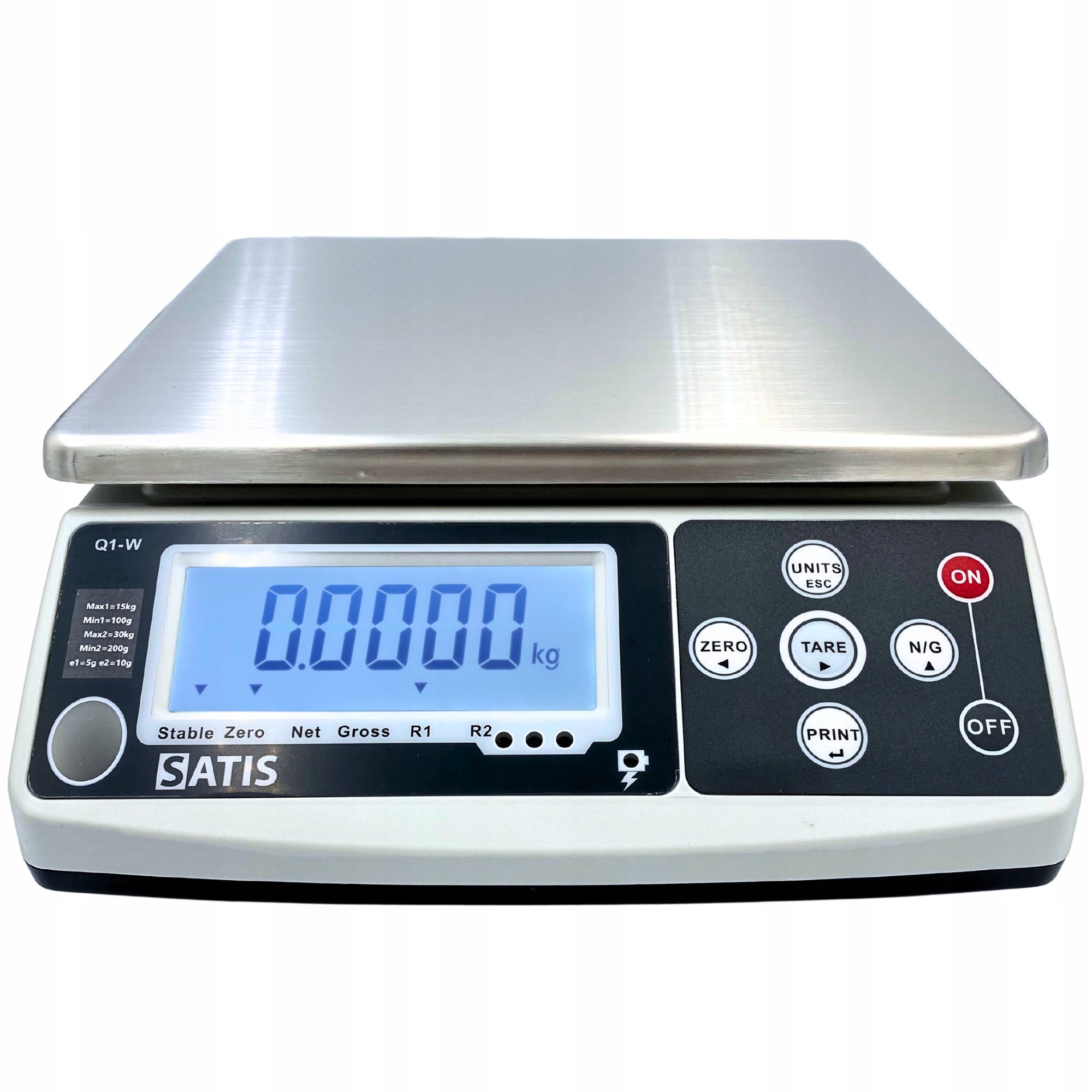 ELECTRONIC SHOP SCALE WITH LEGALIZATION 3kg ACCURATE INDUSTRIAL AKU 6V