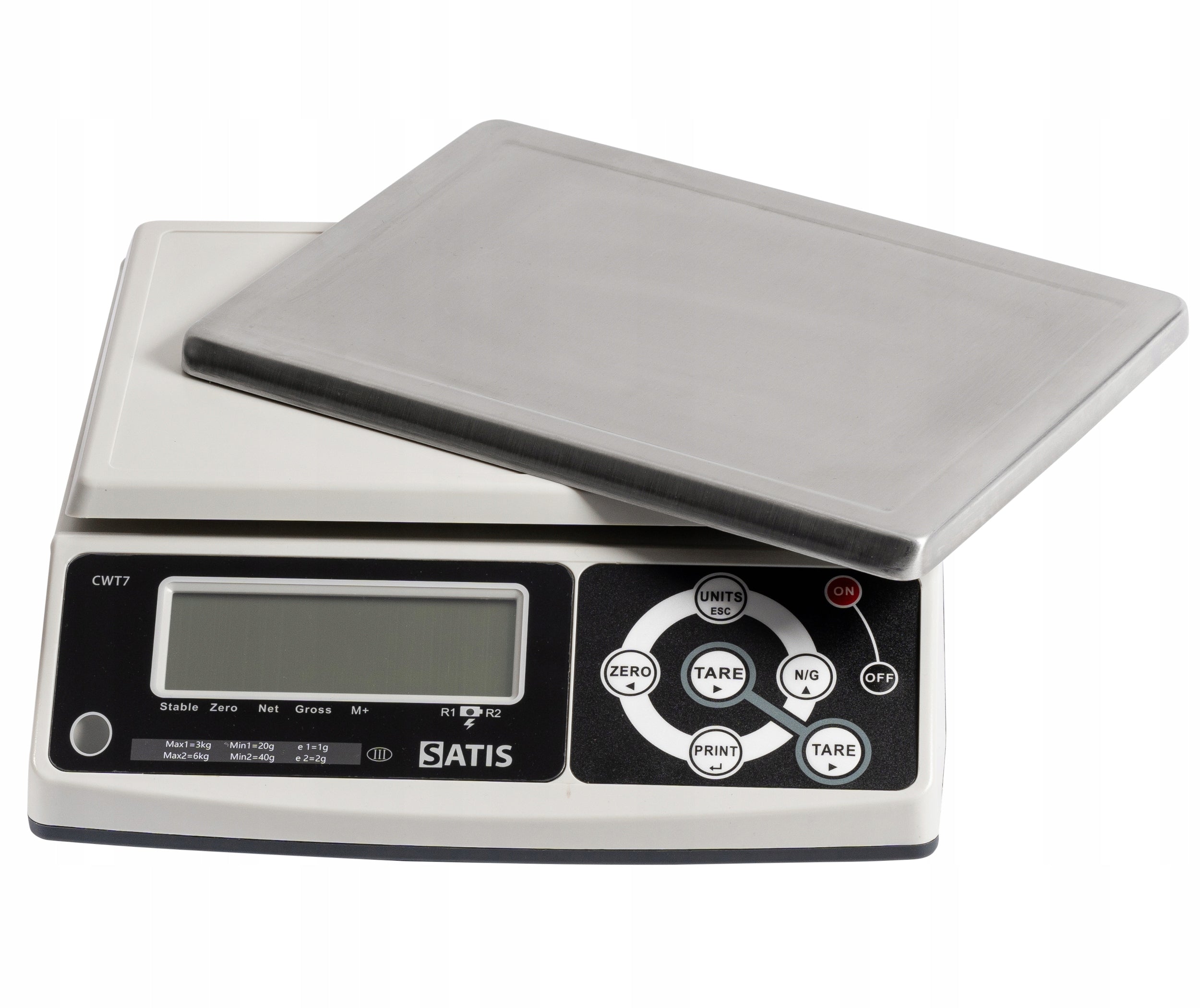 ELECTRONIC SHOP SCALE WITH LEGALIZATION EXACT TO THE STORE UP TO 30kg Product weight with unit packaging 4 kg