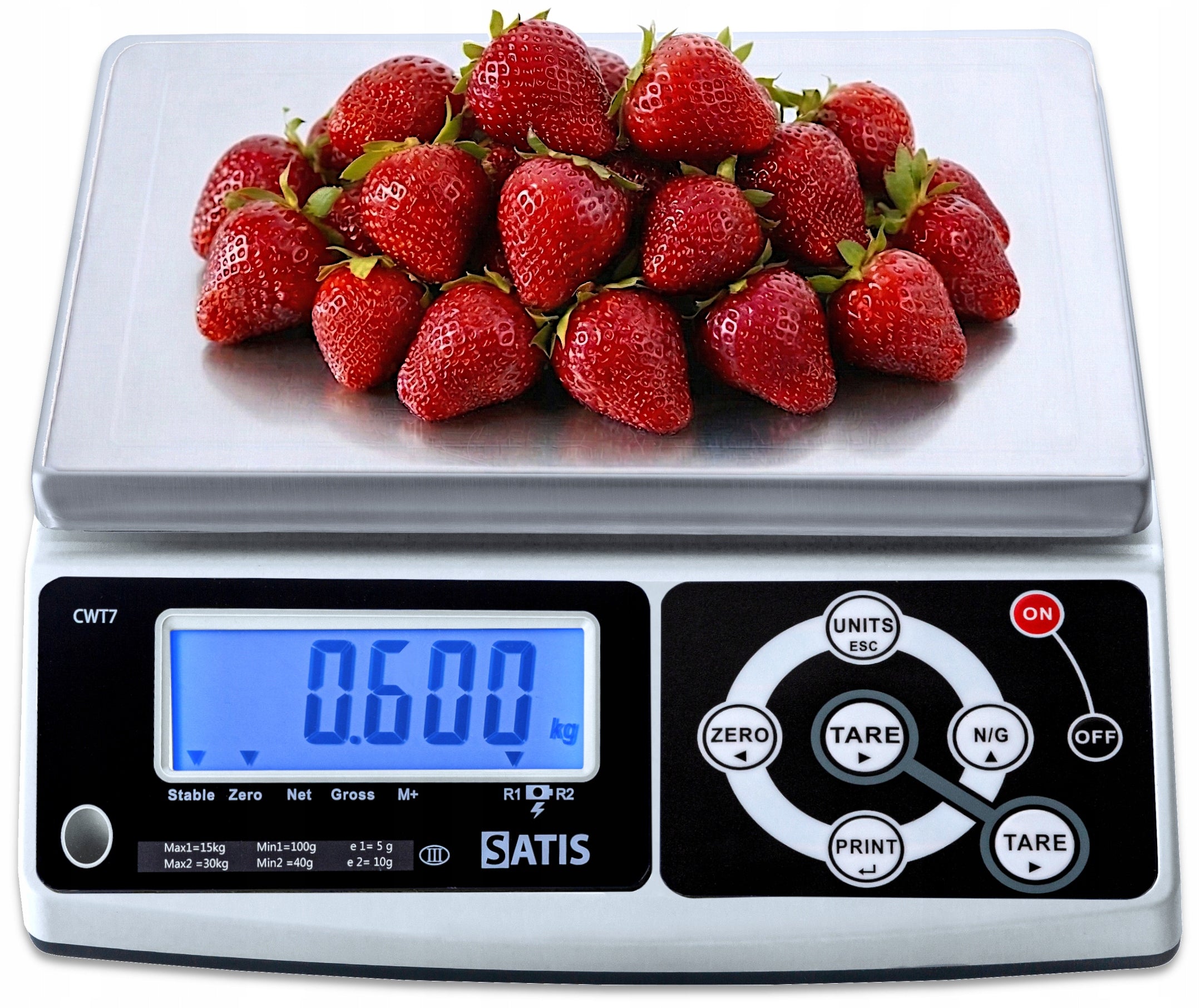 ELECTRONIC SHOP SCALE WITH LEGALIZATION EXACT TO THE STORE UP TO 30kg