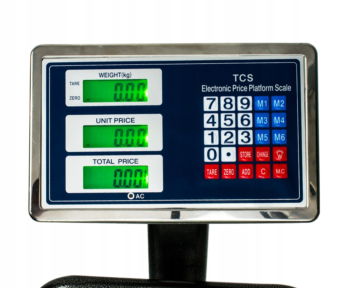 ELECTRONIC STORAGE SCALE PLATFORM COMMODITY 100Kg BACKREST FOR PACKAGES Additional information auto-off option tare function LCD display back light built-in battery