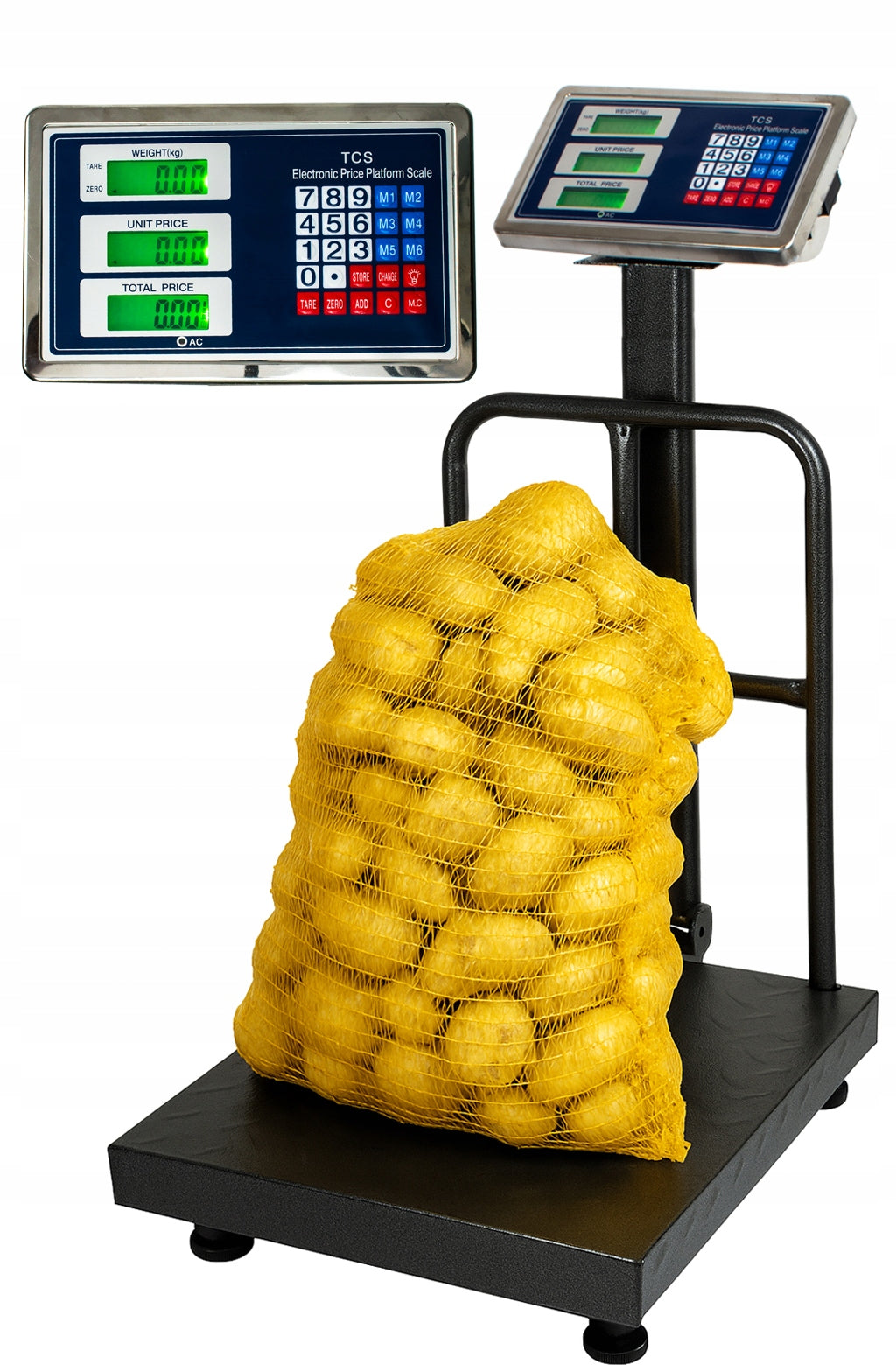 ELECTRONIC STORAGE SCALE PLATFORM COMMODITY 100Kg BACKREST FOR PACKAGES EAN (GTIN) 5905123597152