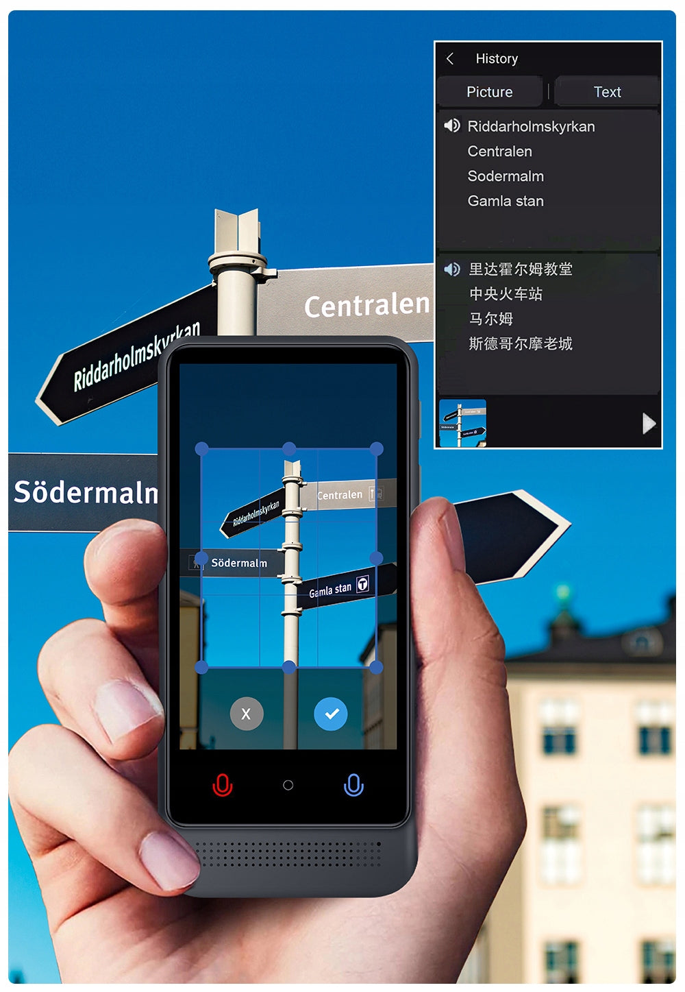 ELECTRONIC TRANSLATOR Polish OFFLINE without internet CAMERA polish menu Wifi EAN (GTIN) 5904162813872