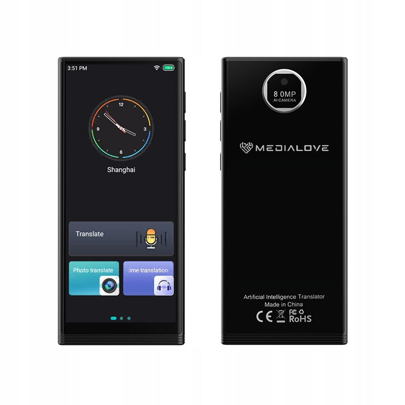 ELECTRONIC TRANSLATOR Polish OFFLINE without internet CAMERA polish menu Wifi Packaging status original