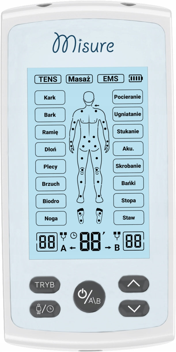 ELECTROSTIMULATOR MUSCLE MASSAGE STIMULATION ELECTROTHERAPY TENS EMS 3in1 Packaging status original