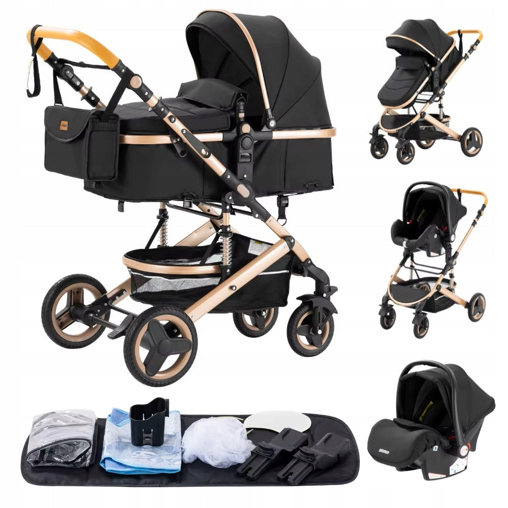 ELEGANT FOLDING BABY STROLLER 3in1 STROLLER FOR BABY SEAT Brand no brand