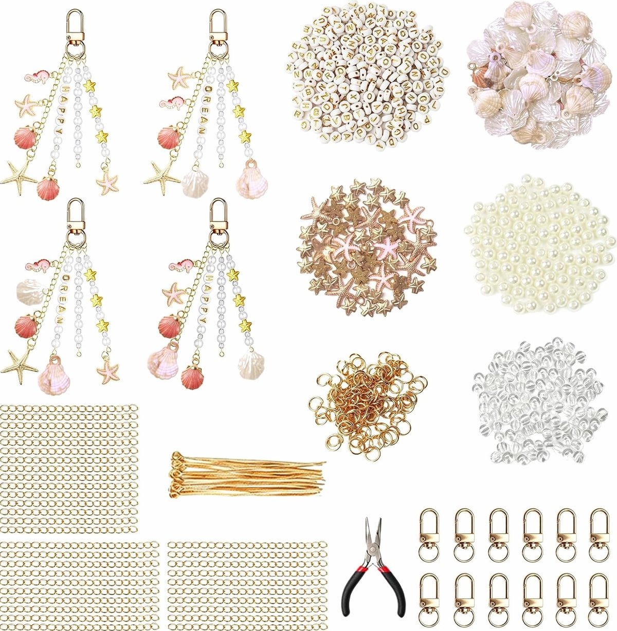 ELEMENTS 786 KEY CHAINS DIY CREATIVE JEWELRY CRAFTS