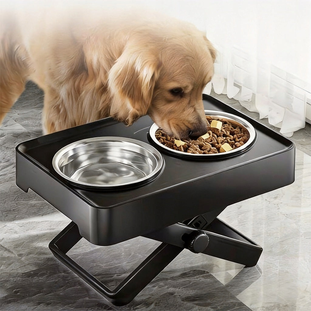ELEVATED DOG BOWL ADJUSTABLE SUPPORTS PERSISTENT DIGESTION Packaging status original