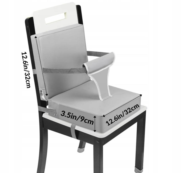 ELEVATING SEAT FOR CHILDREN CUSHION CHAIR BACK WITH BELT GREY EAN (GTIN) 5059590119826