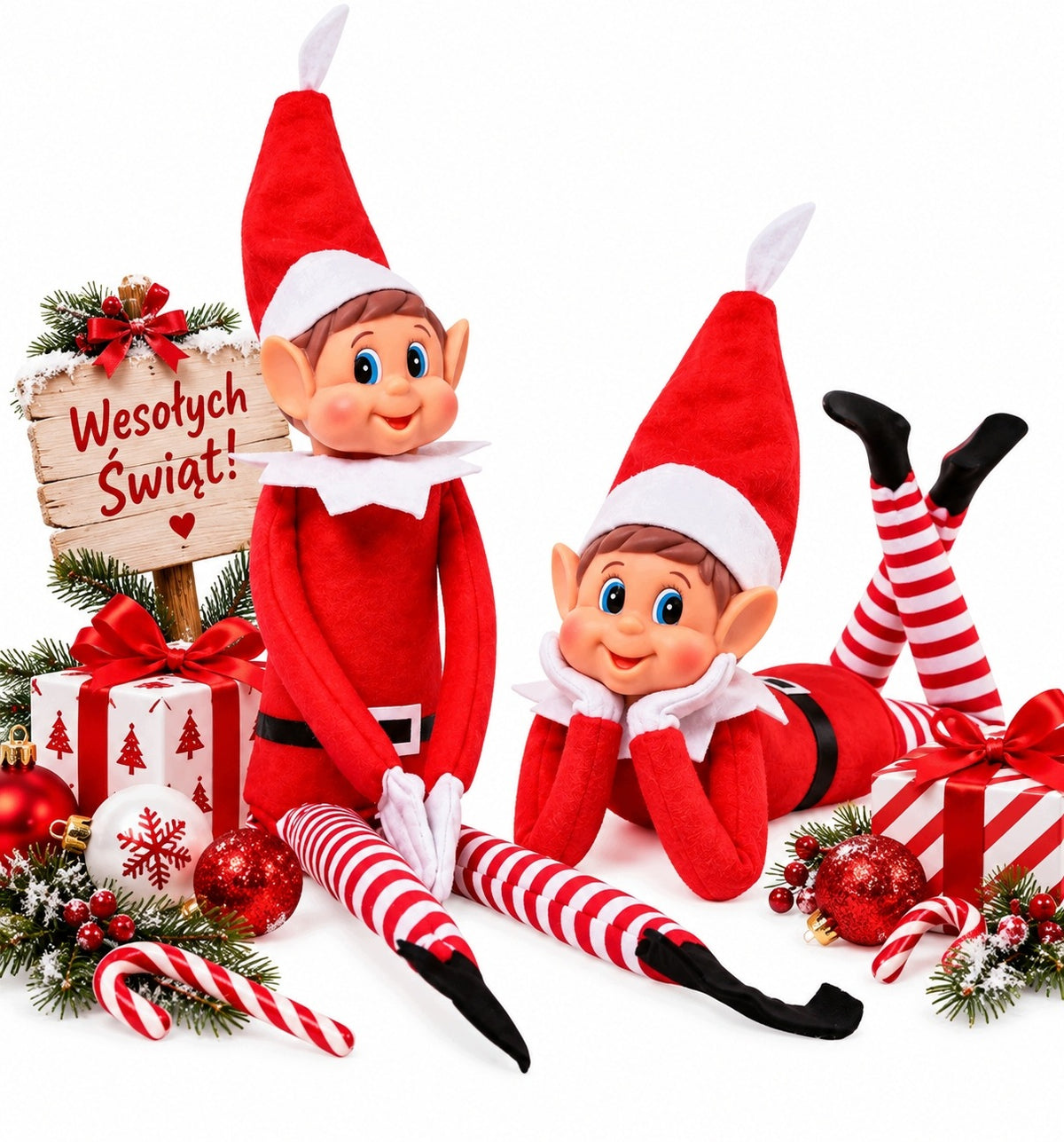 ELF Mischievous CHRISTMAS PRANK GNOME CHRISTMAS MISCHIEVOUS GNOME 40 CM