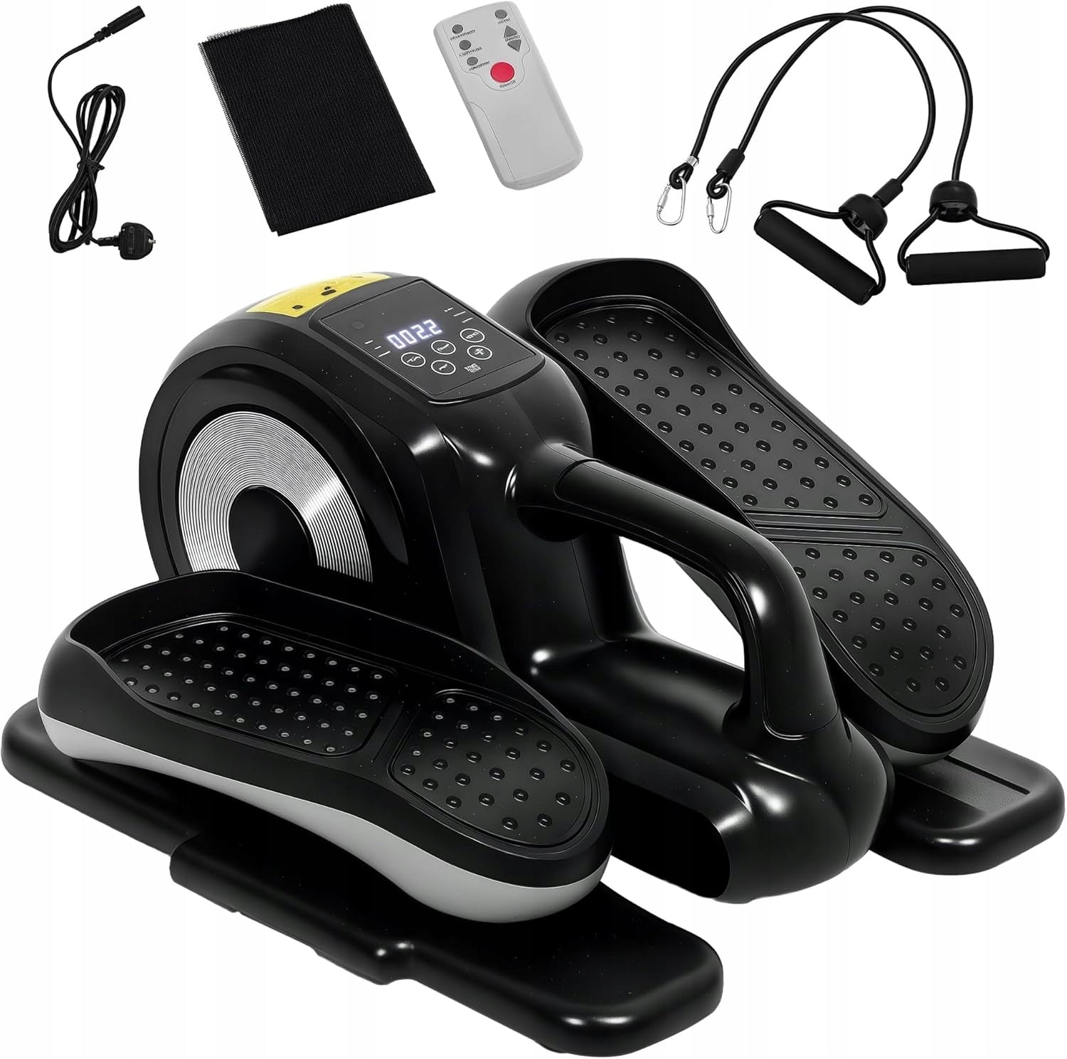 ELLIPTICAL TRAINER PORTABLE DESK BIKE WITH REMOTE CONTROL LCD DISPLAY