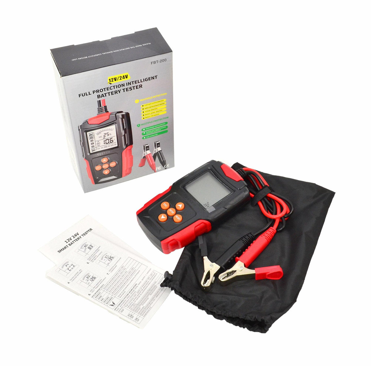 EM BATTERY TESTER FOXSUR 12V LCD Manufacturer code EM05100