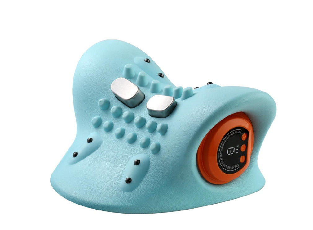 EMS MASSAGE PILLOW WITH LOW FREQUENCY PULSES BLUE